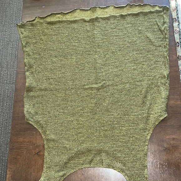 🤩Green lightweight sweater Tank Top 2X - Picture 6 of 6